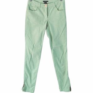 H&M Corduroy Mint Green Pants Size 8